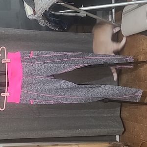 pop fit pink and grey leggings